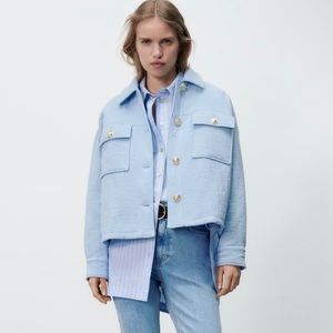 Blue Zara Blazer Jacket